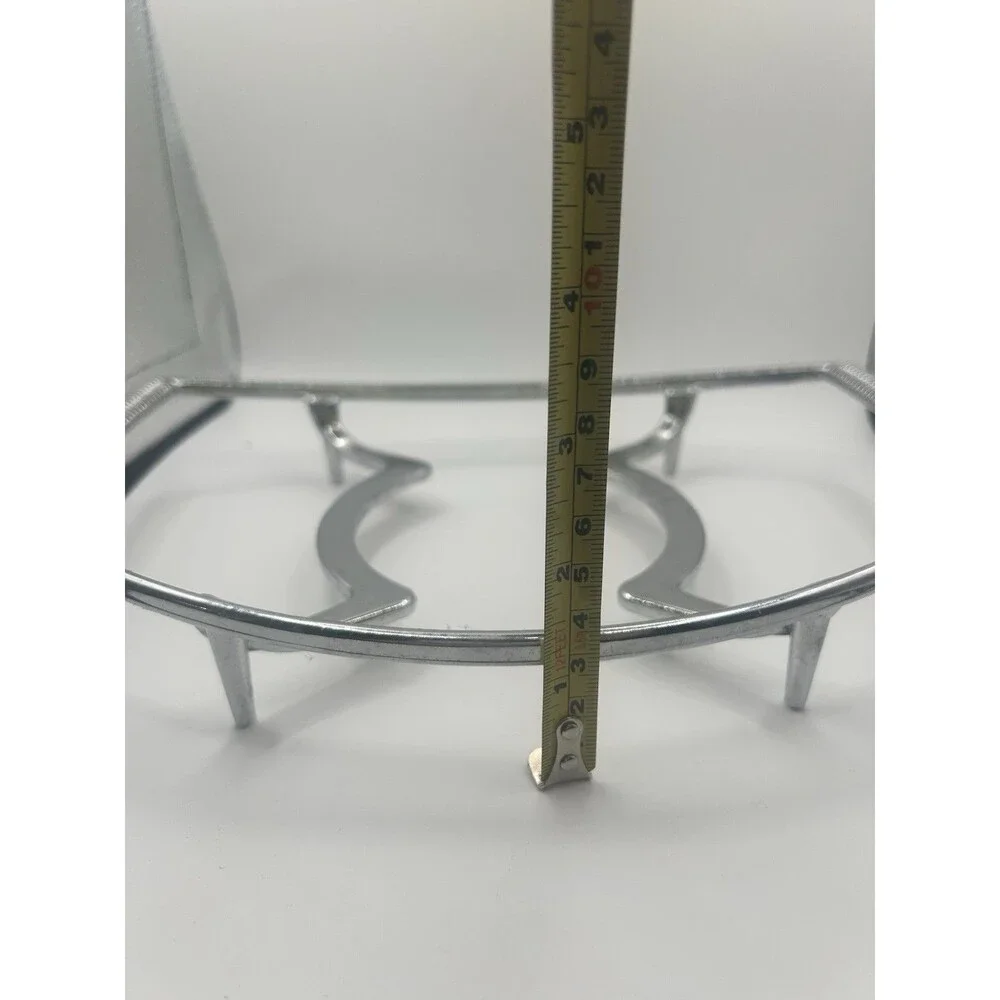 Vtg CORNINGWARE Casserole Trivet CHROME Metal Serving Cradle P-11-M-1 RETIRED
